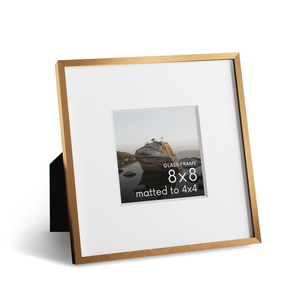 Marco de Fotos HAUS AND HUES 20x20 cm con Vidrio Real y Latón