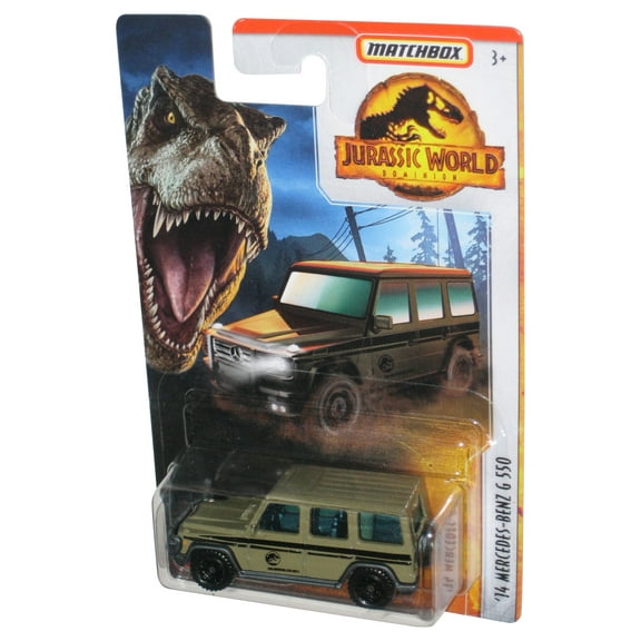Matchbox Jurassic World Dominion (2022) Tan Beige '14 Mercedes-Benz G 550 Toy Truck
