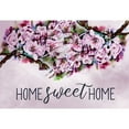 thumbnail image 3 of Kimberly, Allen 14x11 Black Modern Framed Museum Art Print Titled - Home Sweet Home Cherry Blossoms, 3 of 5