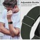 thumbnail image 5 of Bandas elásticas de nailon Solo Loop compatibles con Apple Watch 41 mm 40 mm 38 mm, correa para Iwatch Series 7 6 5 4 3 2 1 Se (leopardo, negro, trébol) negro/le, 5 of 5