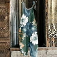 thumbnail image 3 of JULMCOMO Jumpsuits for Women 2024 Dressy Casual Overalls Wide Leg Bib Overall Floral Print Womens Pants with Pockets, 3 of 3