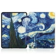 thumbnail image 7 of Case for 6.8" Kindle Paperwhite 11th Generation 2021 / Kindle Paperwhite Signature Edition, PU Leather Cover, Protective Sleeve Folio Case for Kindle E-Reader with Auto Sleep/Wake, Starry Night, 7 of 7