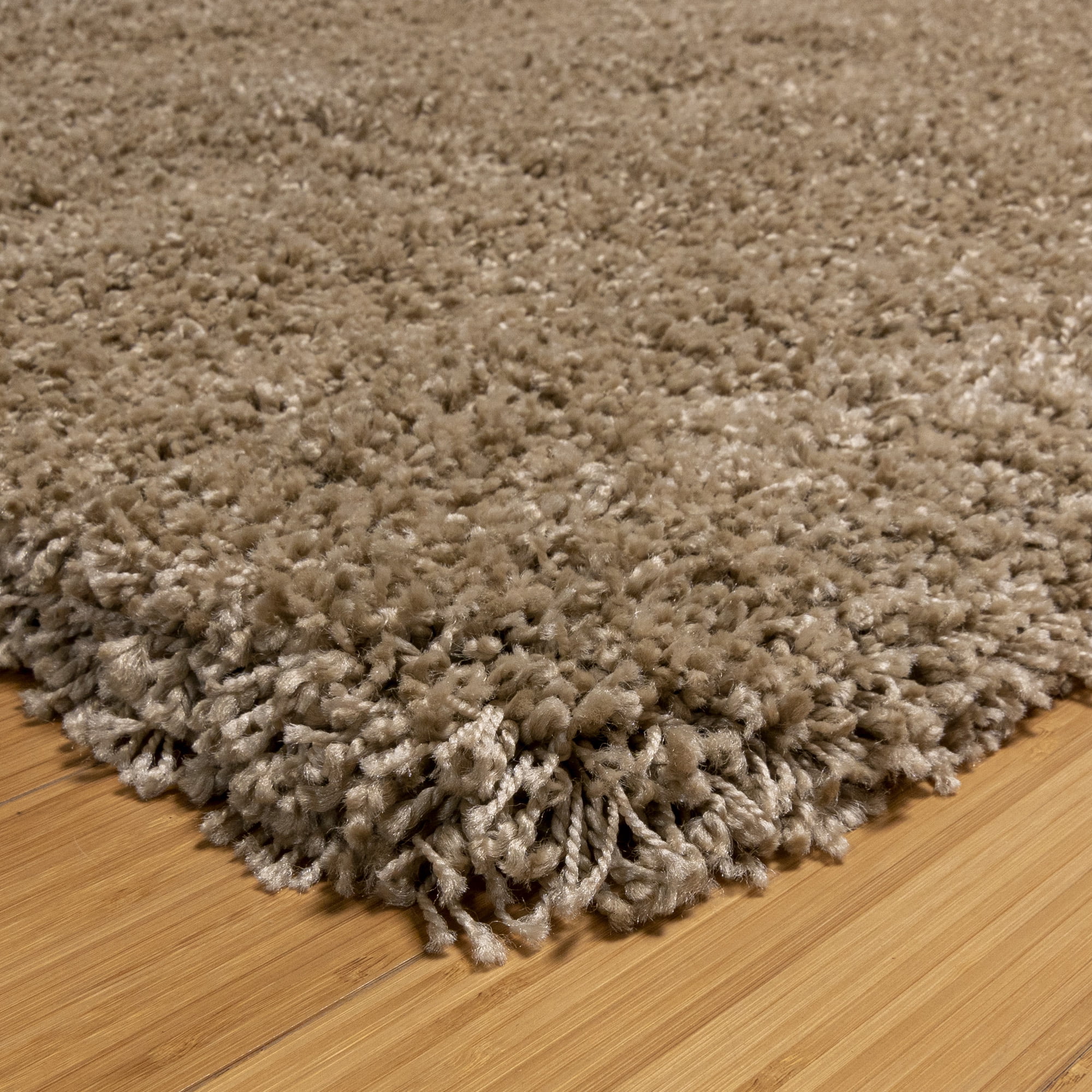 Gertmenian Ultimate Shag Solid Color Oatmeal Indoor Area Rug, 8x10