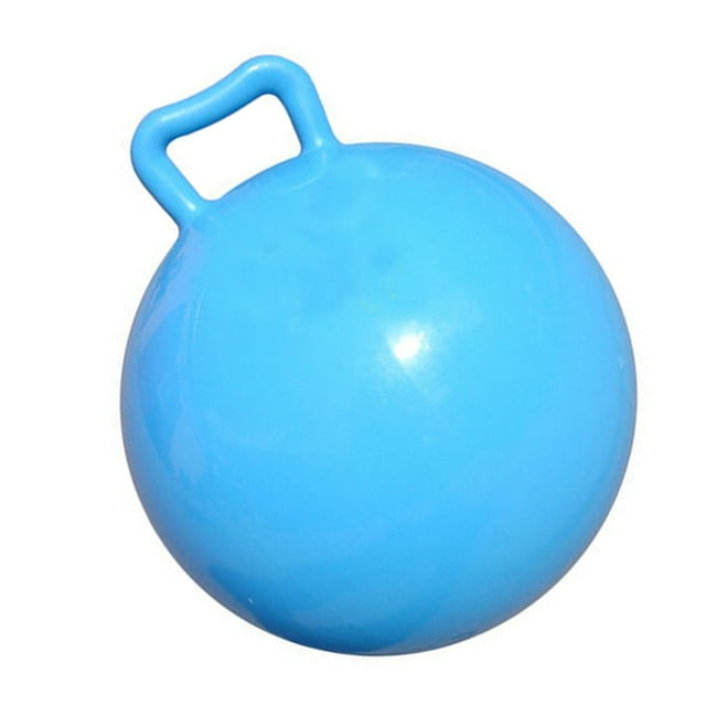 Thickening Design Bouncing Ball with Easy Grip Handle Quick Inflation for Indoor and Outdoor Play Promotes Coordination Skills