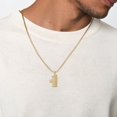 thumbnail image 4 of 14K Solid Yellow Gold Best Grandpa Necklace Chain Pendant Charm, 4 of 8