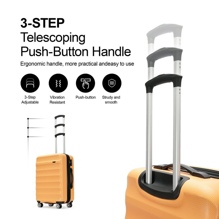 Free Shipping! GinzaTravel 3 Piece Hard Shell Expandable