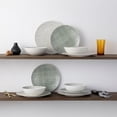 thumbnail image 2 of Noritake Green Hammock 12-Piece Coupe Dinnerware Set, Service for 4, 2 of 7