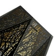 thumbnail image 5 of Medium Modern Style Lamp Shades with Multiple Sides, Metal Lampshade with Pattern of Trees for Table Lamp and Floor Light, 7 x 13.8 x 9.5 Inch, Spider (Black/Gold), 5 of 9