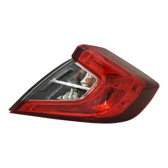 KAI New OEM Replacement Passenger Side Outer Tail Light Assembly, Fits 2016-2021 Honda Civic Sedan