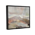 thumbnail image 3 of Stupell Industries Layered Abstract Thick Brushstrokes Neutral Browns Painting Painting Jet Black Floating Framed Canvas Print Wall Art, Design by Carol Robinson, 3 of 6