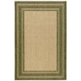 thumbnail image 1 of Trans-Ocean Imports CRES8842506 7 ft. 10 in. Square Liora Manne Carmel Multi Border Indoor & Outdoor Rug Wilton Woven Square Rug - Green, 1 of 1