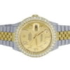 Rolex Datejust 36MM 18K/ Steel 16013 Champagne Dial Watch 3.5 Ct
