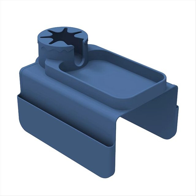 Bandeja de Silicona para Reposabrazos de Sofá con Portavasos Antideslizante, Portavasos para Sofá con Bolsillo Lateral para Control Remoto, Bandeja Antiderrames para Sofá