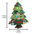 thumbnail image 2 of Árbol de Navidad de Fieltro con Luces LED - Decoración Colgante Navideña y de Año Nuevo 2021 - Juguetes de Regalo DIY para Niños - Hogar, 2 of 7