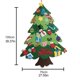 thumbnail image 2 of Juguetes de regalo de Navidad para niños, árbol de Navidad de fieltro con decoración colgante de Navidad LED de rendimiento sólido, 2 of 7