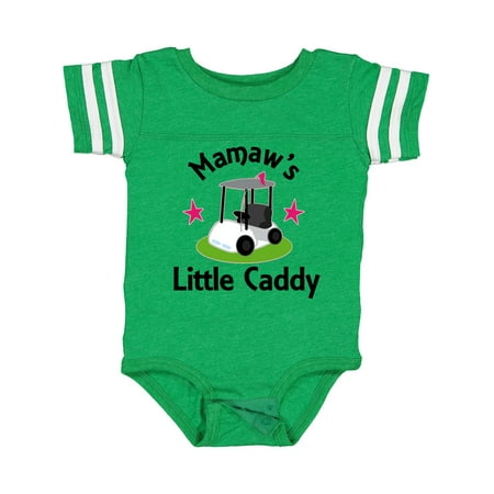

Inktastic Golfing Mamaw Little Caddy Childs Golf Gift Baby Girl Bodysuit