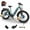 Blue, variant on Electric Fat Tire Bike for Adults,6000W Peak Dual-Motor, 26"x4.0 Off-Road Mountain Electric Bicycle, 52V/23Ah Battery, Max 45MPH, 7-Speed, for All Terrain