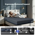 thumbnail image 6 of CHITOOMA Electric Adjustable Bed Frame Full with 12 Inch Gel Memory Foam Mattress, Massage with 4 Modes & 3 Intensities,Wireless Remote,Zero Gravity,4 USB Ports & Under-Bed Nightlight,Easy Assembly, 6 of 14