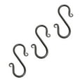 thumbnail image 1 of Achla Designs SS-01-3 Mini S-Hook, Black Powder Coat - Pack of 3, 1 of 1