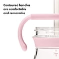 thumbnail image 4 of OXO Tot Transitions 6 oz Straw Cup with Removable Handles, 2-Pack, Opal and Blossom, For Toddlers Ages 6 Months and Up, 4 of 6