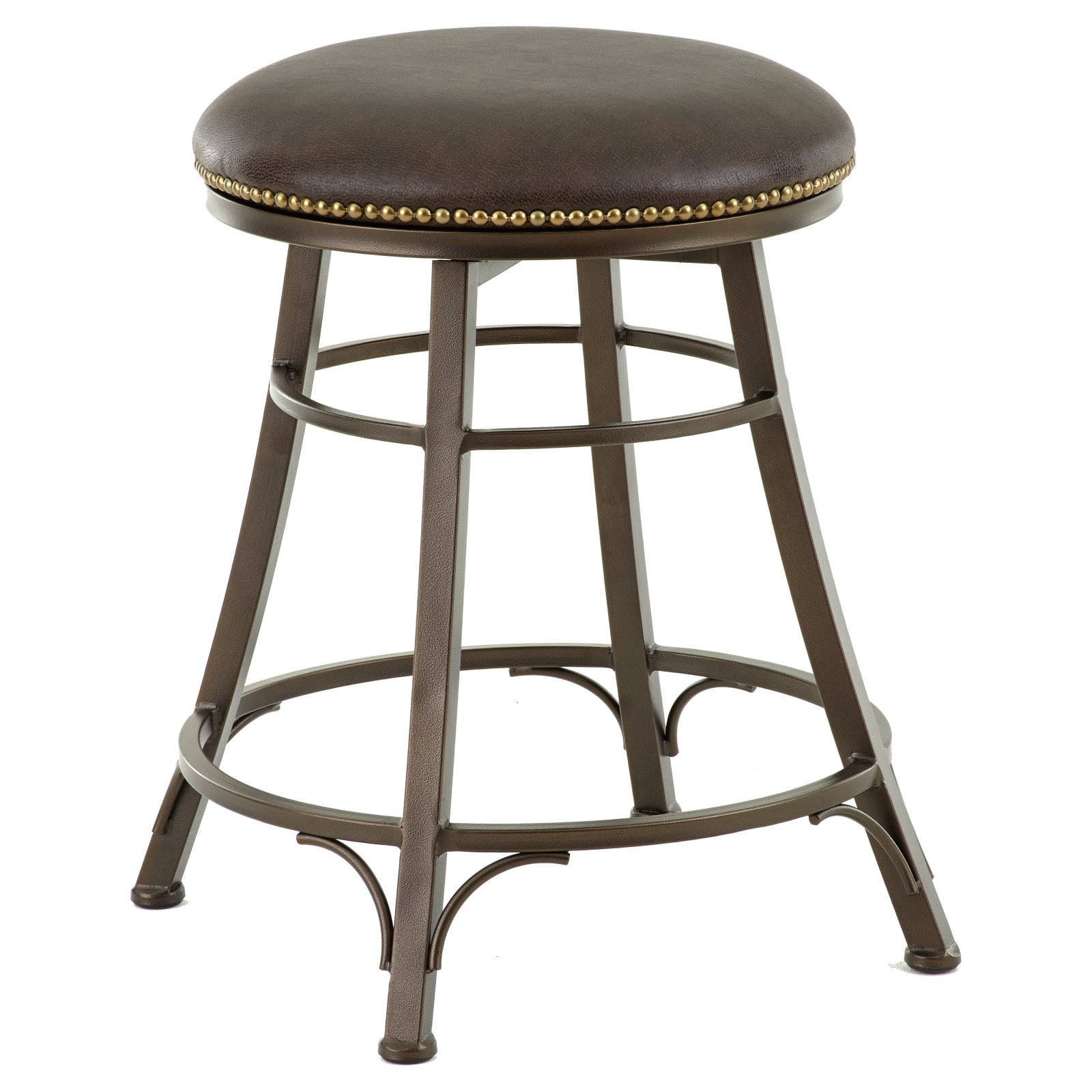 Steve Silver Bali 24 in. Backless Swivel Counter Stool - Walmart.com