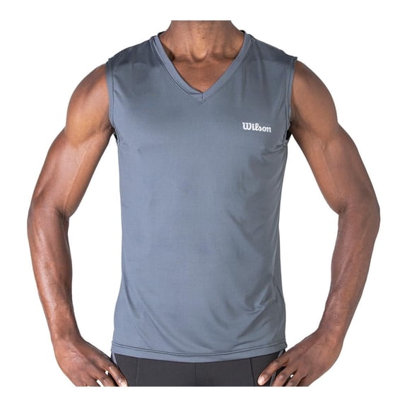 Playera Wilson para Mujer, Deportivo Gris Talla CH