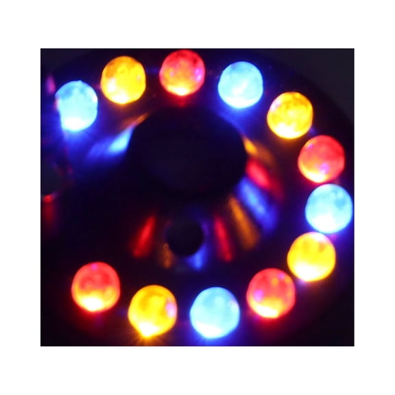 12 LED Colorful Mist Maker Fogger For Water Fountain Pond Fishtank With DC 5V Interface