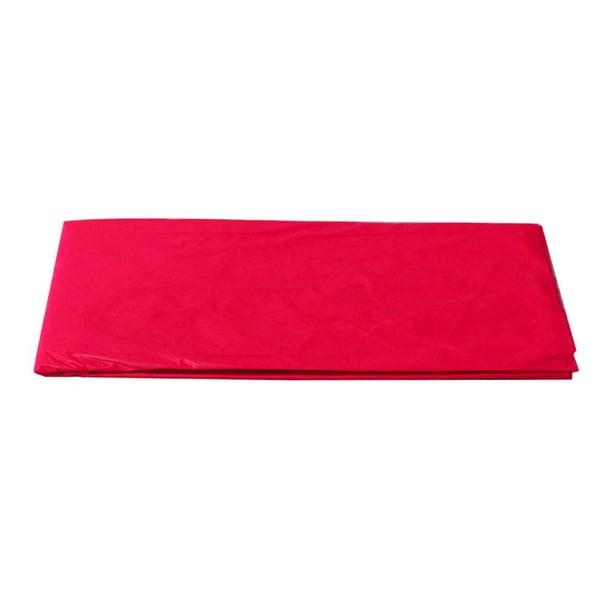 Mantel de Plástico Desechable 54 X 108 Pulgadas Rectángulo de Plástico Cubierta de para Picnic , Color rojo
