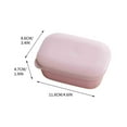thumbnail image 5 of Nkmbld Bar Soap Holder Dish with Lid, Large Size Soap Box Drainable Soap Holders Double Layer Soap Tray for Kitchen, Bathroom, Laundry, Green, 5 of 6