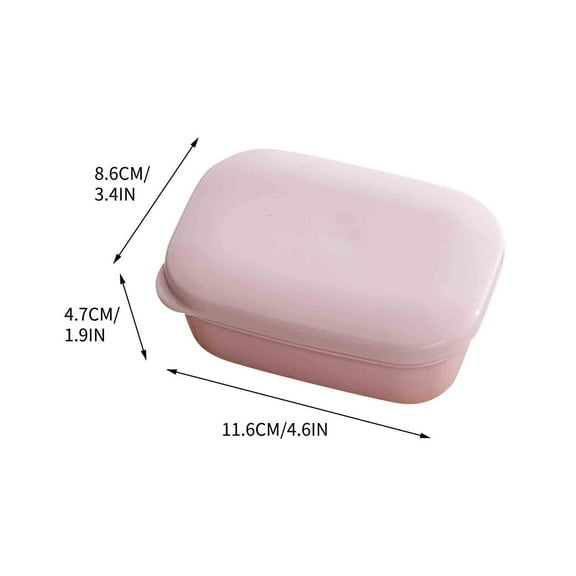 Tainini New Bathroom Dish Case Home Shower Travel Hiking Container Soap Box