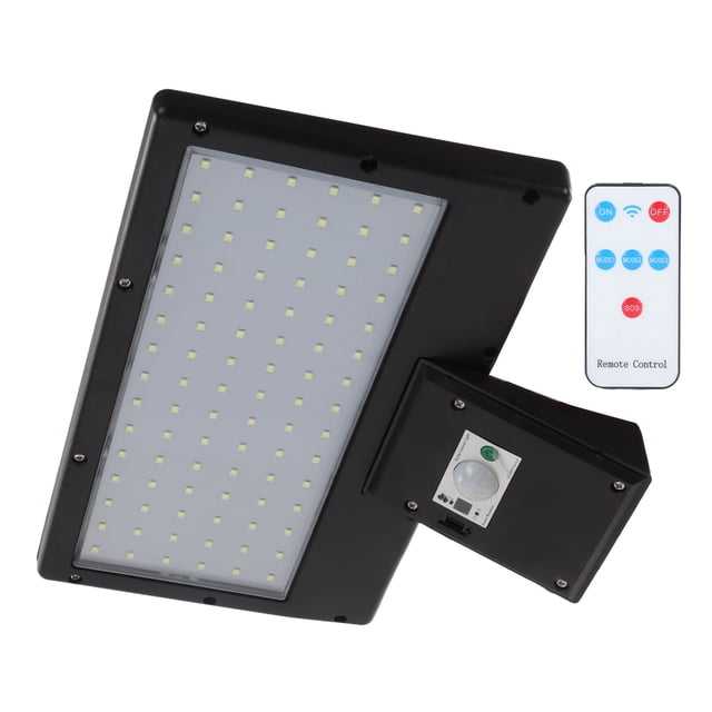 Luz de calle solar LED 90 cuentas IP65 Lámpara de sensor de cuerpo humano impermeable al aire libre para camino jardín