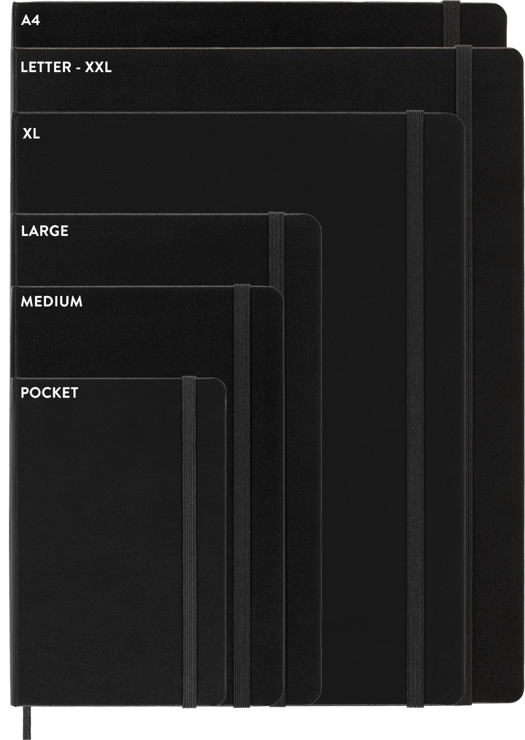 Moleskine Undated Weekly Planner, 12M, Large, Black, Hard Cover (5 x 8.25) Weekly Undated