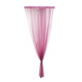 thumbnail image 1 of ¡Oferta! Cortina Nayueo Color Trilon de una sola pieza con varilla de enhebrado, 200 x 100 cm (alto x ancho), color rosa claro, con hojas, tul, tratamiento para ventanas, cenefa de gasa, 1 panel de, 1 of 3
