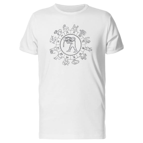 Human Inside Zodiac Calendar Tee Men's -Image by Shutterstock