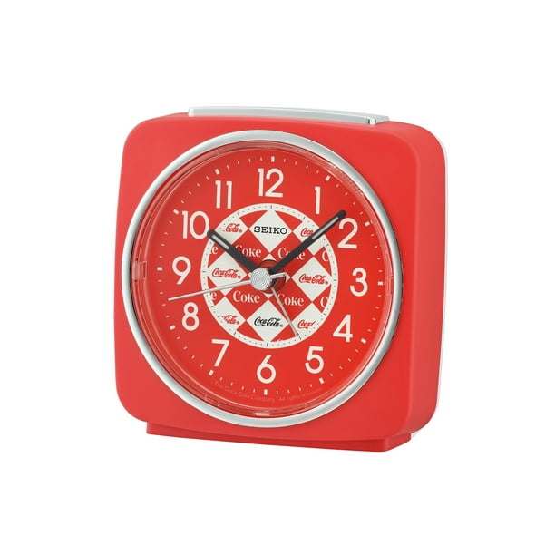 Seiko Instruments Coca Cola Alarm Clock Red Og Timepiece Batter Com Seiko Instruments Coca Cola Alarm Clock, Seiko Battery Alarm Clock