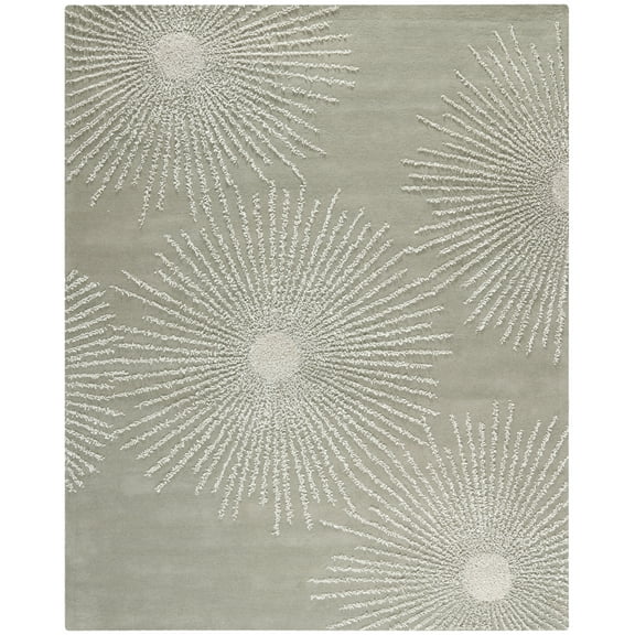SAFAVIEH Soho Fiesta Geometric Area Rug, Grey/Ivory, 9'6" x 13'6"
