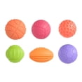 thumbnail image 2 of 6 uds., táctiles para bebés, de mano, táctil, juguetes de entrenamiento, bebés recién nacidos, s múltiples con Estilo1 CUTICAT  bolas sensoriales para niños pequeños, 2 of 8