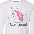 thumbnail image 4 of Inktastic Unicorn Girls Cute Fantasy Long Sleeve Youth T-Shirt, 4 of 5