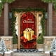 thumbnail image 5 of Uuiauoio Festive Christmas Door Cover with Design,Polyester Door Curtain for Holiday Home Decor, Seasonal Wall and Entryway Decoration for Parties and Family Gatherings,Festival Party Decoration, 5 of 6