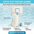thumbnail image 6 of Dunn-Rite PoolSport Swimming Pool Basketball Hoop w/Ball, Base, & 13.5 Inch Stainless Steel Rim for Adults & Kids, 6 of 8
