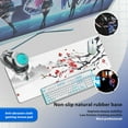 thumbnail image 2 of Large Gaming Mouse Pad, Anti-Slip Extended Mouse Pad,Waterproof Keyboard Pad, Mouse Mat Desk Pad for Gamer Office Home XL 31.5" x 11.8" Japanese Cherry Blossom, 2 of 6