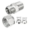thumbnail image 2 of Compression Tube Fitting, 3/8 NPT Male x Ф9mm(3/8")" Tube OD with Double Ferrules, 2 of 3