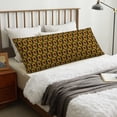 thumbnail image 6 of KLL Beautiful Sunflower Pattern Long Body Pillow Cover,20x60 Body Pillow Cases,Soft Brushed Microfiber Invisible Zipper Design-Pillow core not included, 6 of 7