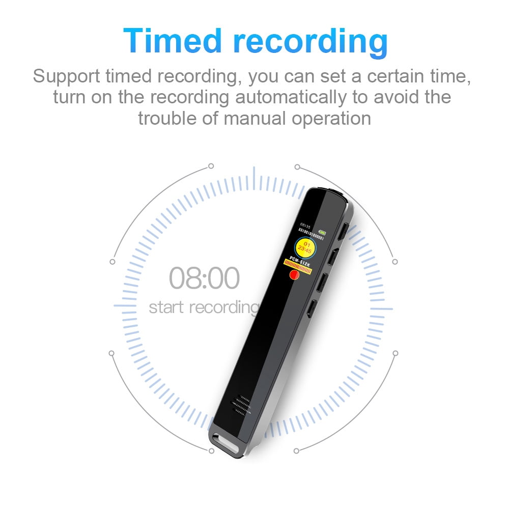 CJBZLCPCOO Q35 voice to text mp3 e-book ai intelligent high definition voice recorder