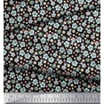 thumbnail image 2 of Soimoi Polyester Crepe Fabric Tortoise,Rabbit & Panda Kids Printed Craft Fabric by The Yard 52 Inch Wide, 2 of 3