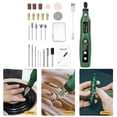 thumbnail image 4 of Bolígrafo grabador multiherramienta herramienta rotativa de carga USB para joyería grabado en madera Azul Sharpla amoladora, 4 of 8
