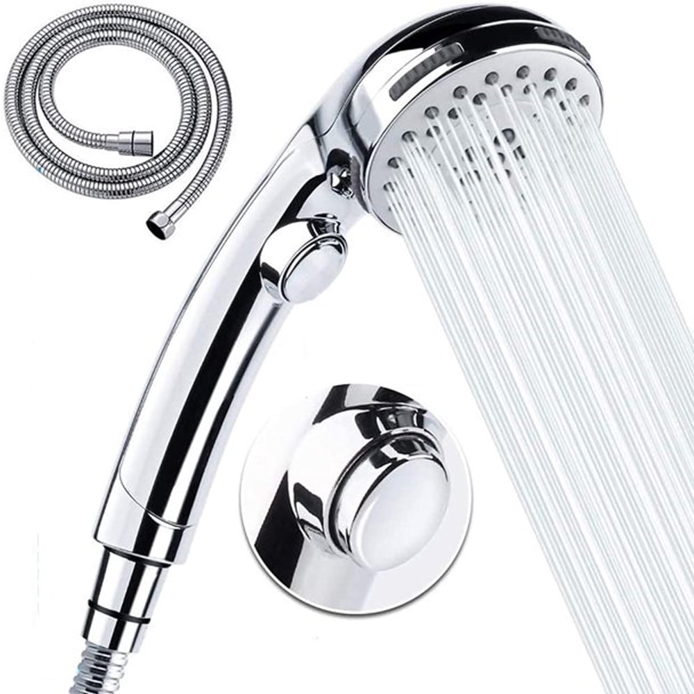 Aursear Handheld Shower Head with Hose,6 Spray Mode High Pressure Shower Head with on/off Switch