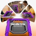 thumbnail image 3 of for Lenovo Tab 10.1/ Tab K10C Case 10.1 inch 2025, 360 Rotating Shockproof Cover with Stand, Handle, Shoulder Strap, Purple, 3 of 7