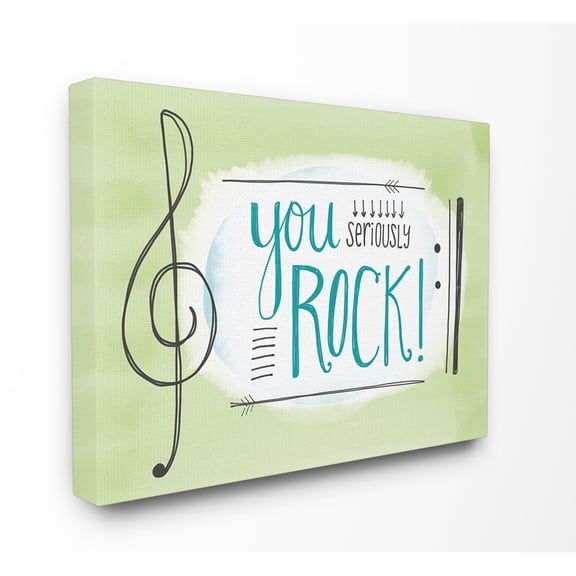 Stupell You Seriously Rock Canvas Wall Art 16 x 20