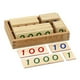 thumbnail image 1 of Tarjetas de números de madera pequeñas Montessori con caja (1-9000) Elite Montessori 736126828241, 1 of 1